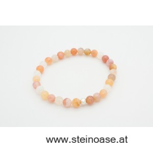 Armband Aprikosen-Achat 6mm